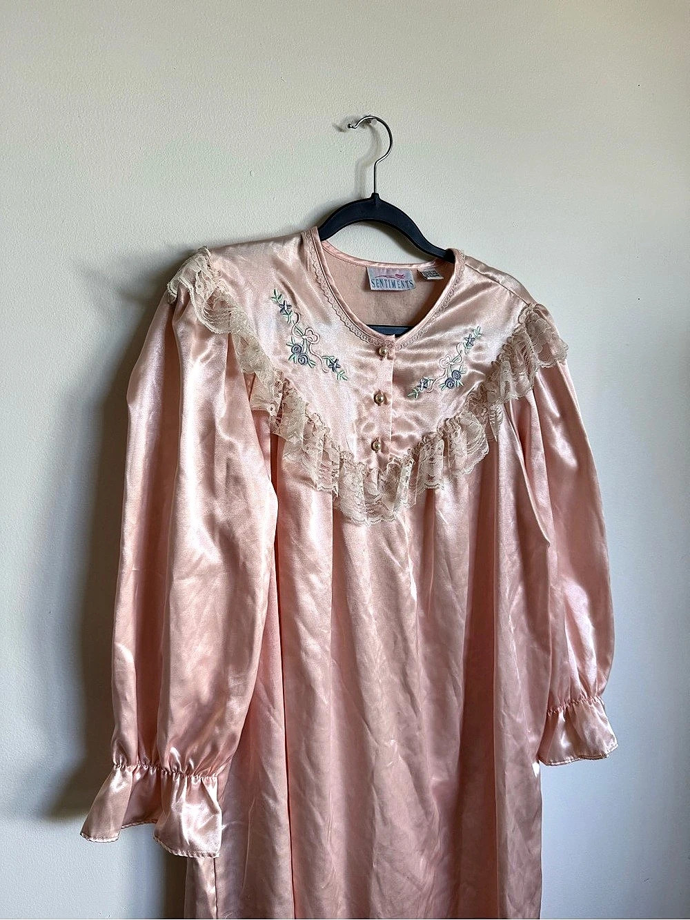 Sentiments Pink Embroidered Maxi Dress